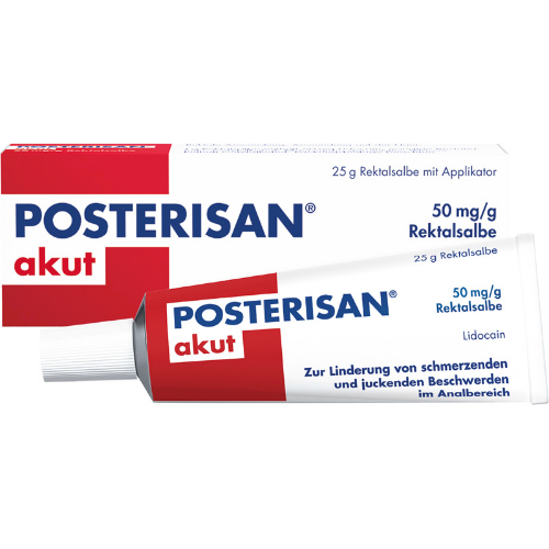 Posterisan akut 50 mg/g Rektalsalbe